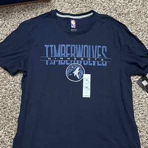 NBA Timberwolves Navy Blue Tee
